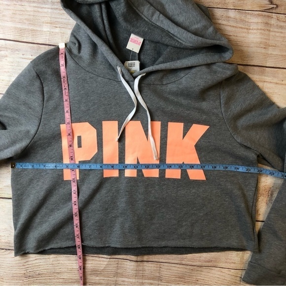 NWT VS Pink Crop Hoodie - Picture 5 of 6